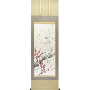 掛け軸 美術年鑑掲載作家 彩色山水 山下友月 掛軸 : 古都-京都 掛け軸