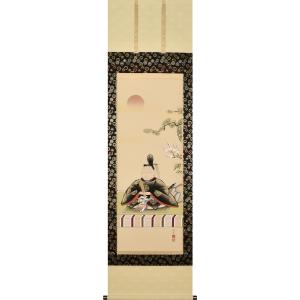 掛軸 (掛け軸) 紫式部 稲垣瑞波 尺五立 約横54.5cm×縦190cm p9824