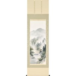 掛け軸専門店 掛軸 通販 青緑山水（中沢 勝） 年中掛け 山水画 全国