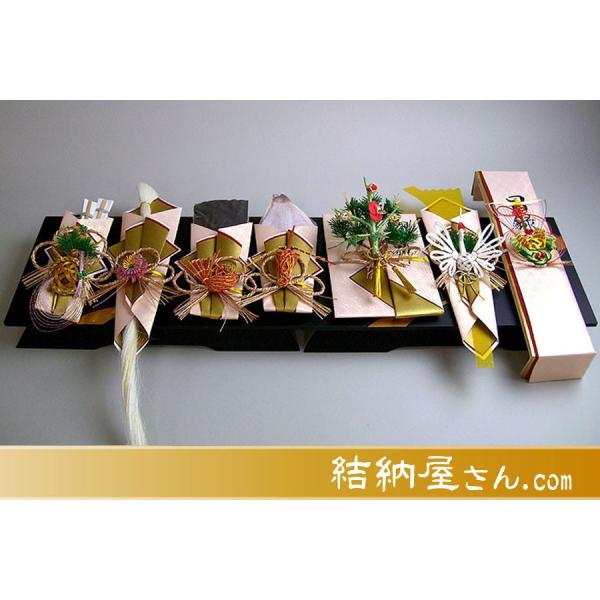 (結納返し)  関東式結納品 関東式孔雀セット 7点（毛せん付）