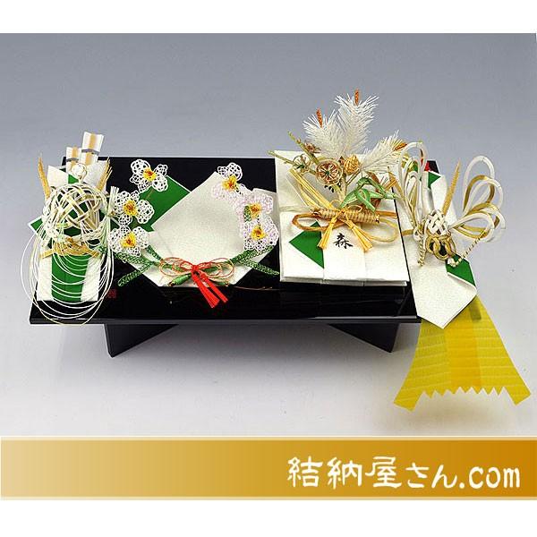 (結納返し)  略式結納品 美雪セットスタイル２（ホワイト）（毛せん付）