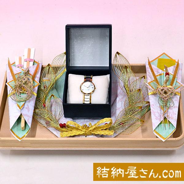 (結納返し)  記念品メインの結納品 スイートピー記念品セット
