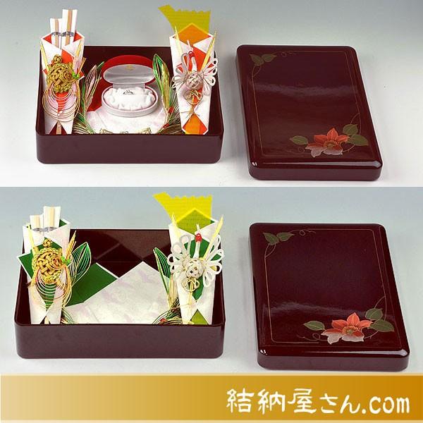 結納 記念品メインの結納品の同時交換 クレマチス記念品セット（風呂敷付(３幅・無地)）