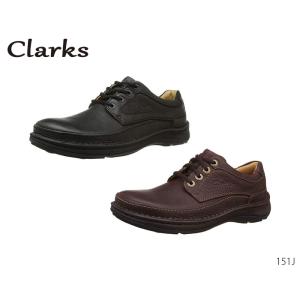 クラークス Clarks カジュアルシューズ ネイチャー スリー Nature III 151J ブラックレザー マホガニーレザー 正規品 メンズ｜yuirindou92