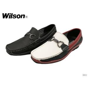 ウィルソン Wilson 8802 メンズドライビングシューズ デッキシューズ モカシン ローファー スリッポン｜yuirindou92