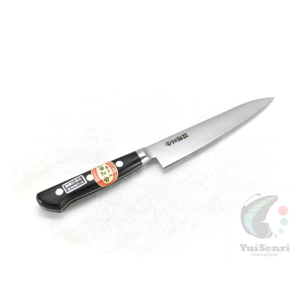 源正守　日本鋼（口金付）ペティ 150 mm