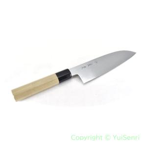 極美品｜正千代 鰻裂包丁 江戸裂 八寸半 純日本鋼 青鋼 墨流し 水牛朴
