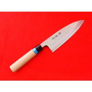 堺孝行 堺菊孝（堺孝行）改良霞研 黄鋼 出刃 150 mm 【朴・PC柄】 : 唯
