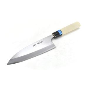 堺孝行 堺菊孝（堺孝行）改良霞研 黄鋼 出刃 180 mm 【朴・PC柄】 : 唯