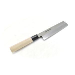 堺孝行 堺菊孝（堺孝行）《改良霞研》安来黄鋼 薄刃 165 mm 【PC柄