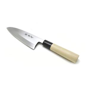 在庫限り品】 正本総本店 MASAMOTO 本霞・玉白鋼 出刃庖刀 包丁 180mm