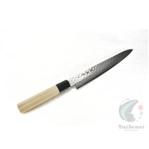 堺孝行 堺孝行《VG-10 梨地和式》和筋引 240 mm【黒檀一体型柄】 : 唯