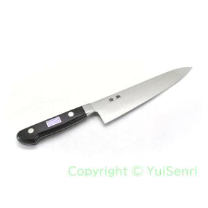 大阪・堺製) 有楽 筋引包丁 270mm 35042 白二鋼 (ピュア・カーボン