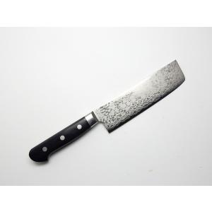 義弘作 菜切 和菜切 包丁 170mm HAP40 粉末ハイス鋼 樫漆柄 堺打ち刃物