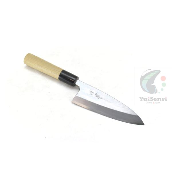 義弘《上作シリーズ》安来鋼白2号　出刃 120 mm 【水牛柄】