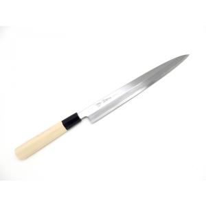 堺芳次 手打ち サーモンナイフ 370mm 鍛造品 刃付け済み ソールナイフ ミソノ刃物 ミソノ 包丁 モリブデン鋼 サーモンナイフ 360mm 日本製 NO