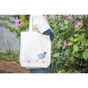 道の駅」ゆいゆい国頭オリジナル ヤンバルクイナのトートバッグ : 道の