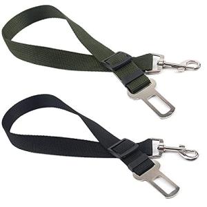 2個セット 犬 シートベルト ペット シートベルト 犬 猫 車のシートベルト 愛犬を守る すべての車に適合し調節できます