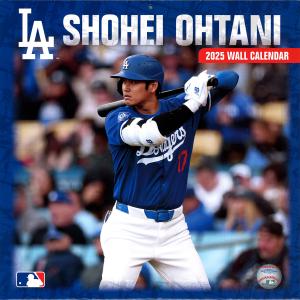 大谷翔平 2025年カレンダー(輸入版) ドジャース 野球選手 スポーツ 壁掛け 30.5×30.5cm LANG