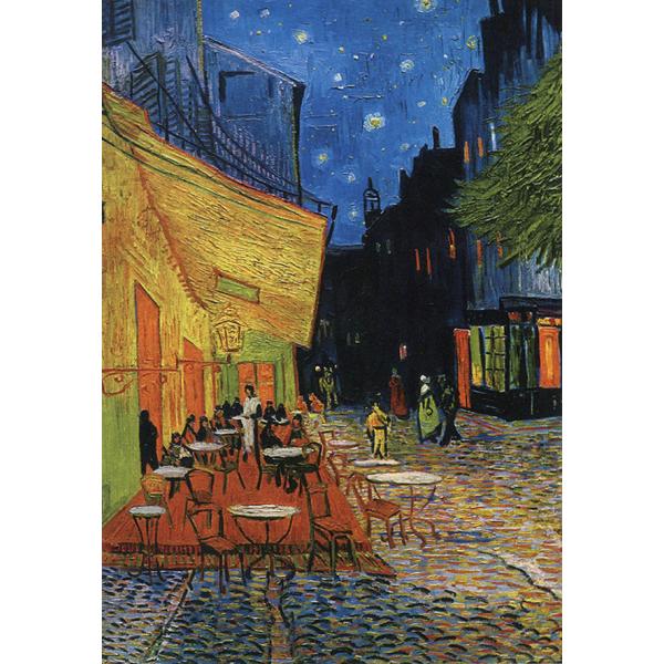 ポストカード アート ゴッホ 夜のカフェテラス 150×105mm メッセージカード 郵便はがき