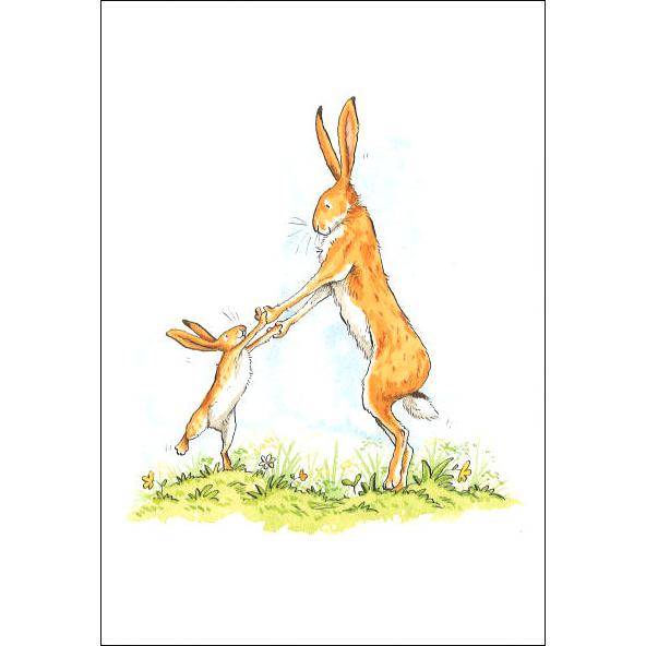 ポストカード 絵本 アニタ・ジェラーム どんなにきみがすきだかあててごらん 105×150mm 名画...