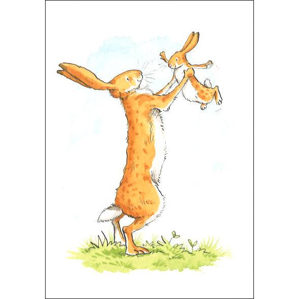 ポストカード 絵本 アニタ・ジェラーム どんなにきみがすきだかあててごらん 105×150mm 名画...