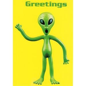 ポストカード 宇宙人 Greetings カラー写真
