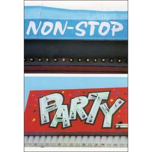 ポストカード モノクロ写真 NON-STOP PARTY