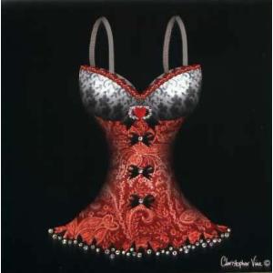 グリーティングカード クリストファーヴァインデザイン ハートの飾りがついた服 おしゃれ メッセージカ...