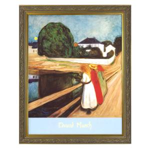 ミレー 愛の頂点 絵画入り額縁 アンティークゴールド 壁掛けフレーム