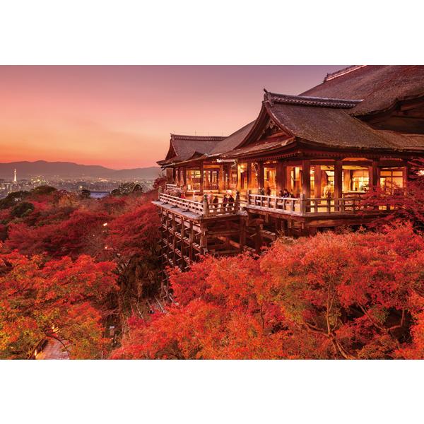 ポストカード カラー写真 日本風景シリーズ 京都 清水寺 105×150mm 観光地 名所 メッセー...