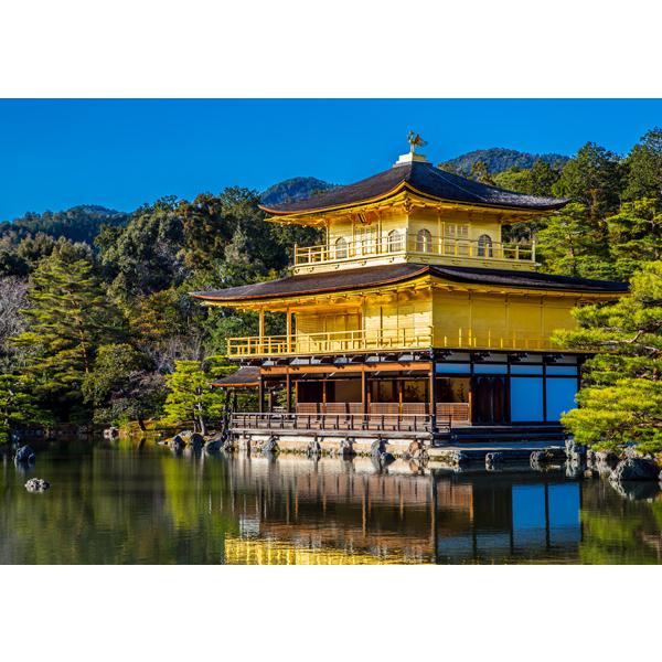 ポストカード カラー写真 日本風景シリーズ 金閣寺 105×150mm 京都 観光地 名所