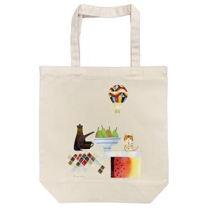 トートバッグ 山田和明 午後のひとときミュージック 絵本作家 かわいい 動物 楽器