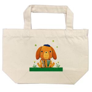 ランチトート 山田和明 たれ耳うさぎのロップくん ミュージック 絵本作家 イラスト 贈り物 かわいい おしゃれ 動物 楽器