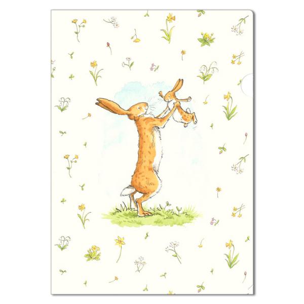 A4ストーンペーパーファイル アニタ・ジェラーム どんなにきみがすきだかあててごらん 収納 画家 文...