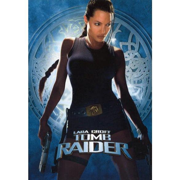 ポストカード シネマ トゥームレイダー アドベンチャー アクション映画 郵便はがき ビンテージ ヴィ...