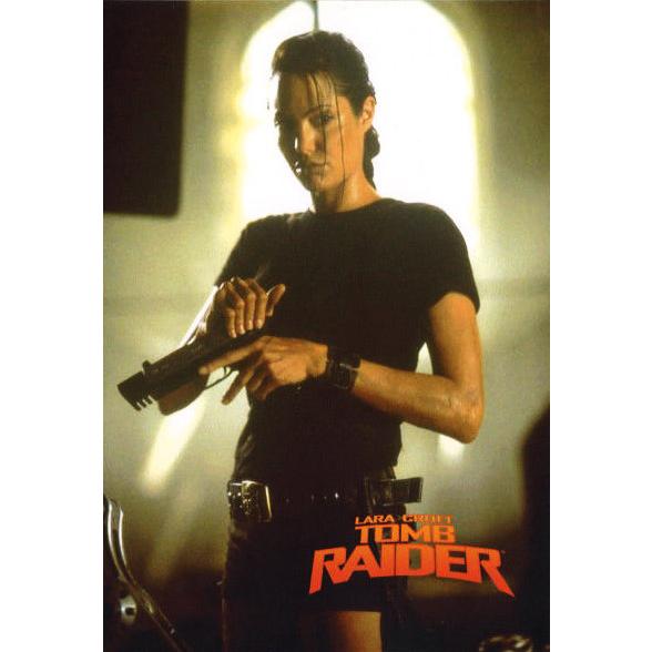 ポストカード シネマ トゥームレイダー アドベンチャー アクション映画 郵便はがき ビンテージ ヴィ...