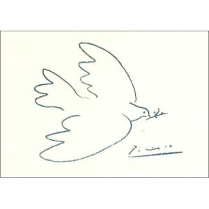 ポストカード アート ピカソ 平和の鳩 150×105mm メッセージカード