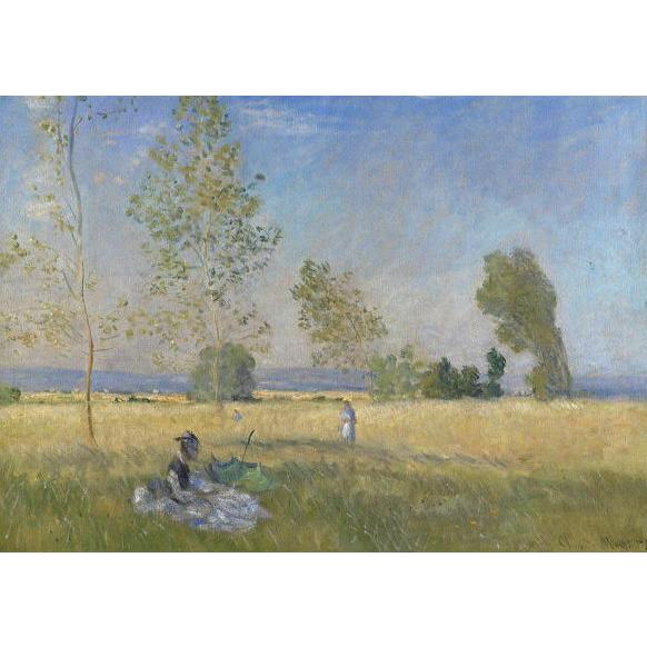 ポストカード アート モネ 夏(ブゾンの草原) 148×105mm メッセージカード 郵便はがき