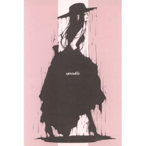 ポストカード イラスト ワカマツカオリ sprinkle 女性 サイズ 148×100mm