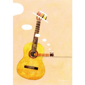 ポストカード イラスト 山田和明 旅路へ 105×150mm 絵本作家 水彩画 郵便はがき