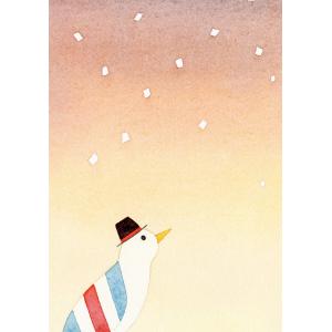 ポストカード イラスト 山田和明 モノポの巣 時を待ちながら 105×150mm 郵便はがき