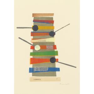 ポストカード 山田和明 For Gary Burton 105×150mm 郵便はがき 絵本作家 楽器 イラスト