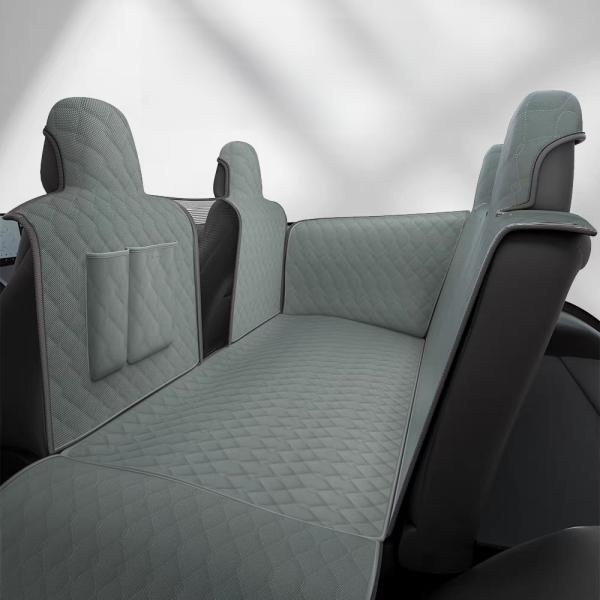 テスラ Model Y/Model 3対応 ペットマット 後部座席用 犬用シートカバー 防水 防汚 ...