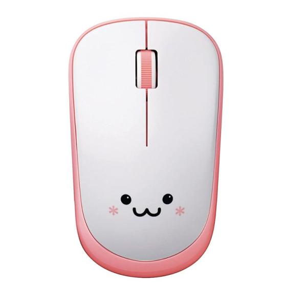 エレコム マウス ワイヤレス (レシーバー付属) Mサイズ 3ボタン IRセンサー 省電力 ピンク ...