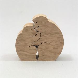 KA161 ヒツジのカップル 小黒三郎の組み木 十二支の動物 : ゆかいな