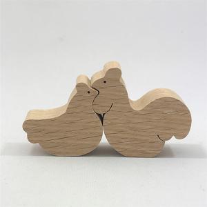 KA161 ヒツジのカップル 小黒三郎の組み木 十二支の動物 : ゆかいな