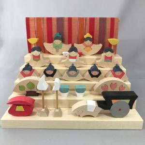 KH417 鯛びな 小黒三郎 組み木のひな人形/遊プラン : ゆかいなさかな