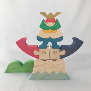 KK223 楕円鯉武者 小黒三郎 組み木の五月人形 : ゆかいなさかなYahoo