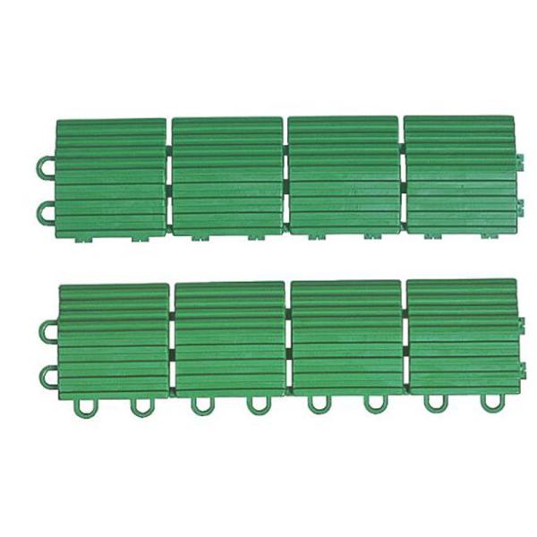 つなげる人工芝 ユニットターフα用 中ふち テラモト オスタイプ・メスタイプ（80枚入りセット）